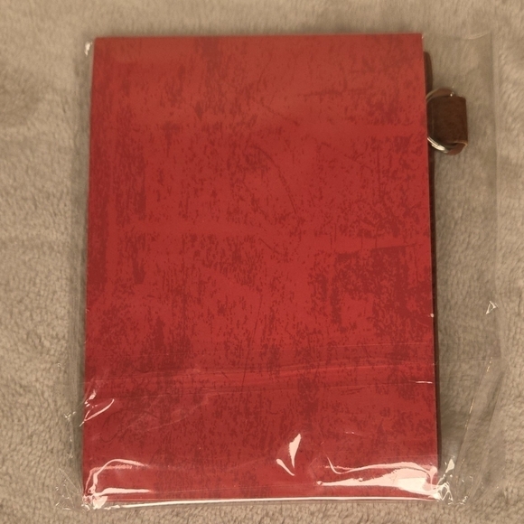 "YEAH, NO" Slip Wallet Brown, Red. White & Navy Blue - Picture 2 of 10